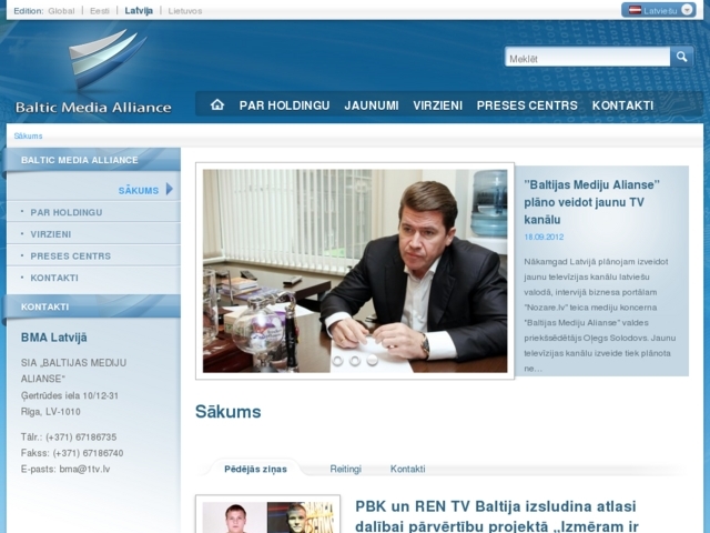 Baltic Media Alliance, 