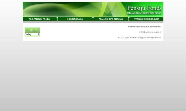 Pirmais slēgtais pensiju fonds, AS